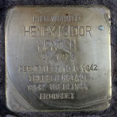 Stolperstein dedicated to Henry Isidor Henoch
