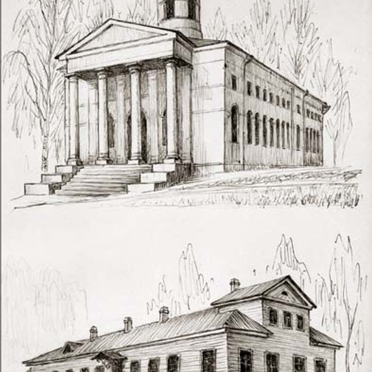 Saint Catherine church in Novosaratovka