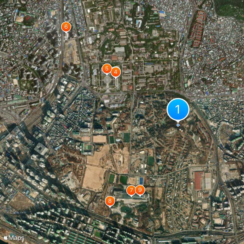 Yongsan Garrison Map
