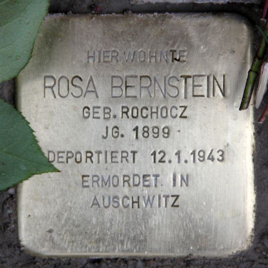 Stolperstein en memoria de Rosa Bernstein