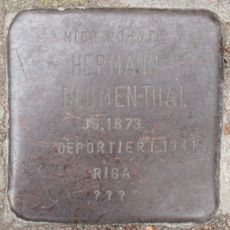 Stolperstein dedicated to Hermann Blumenthal