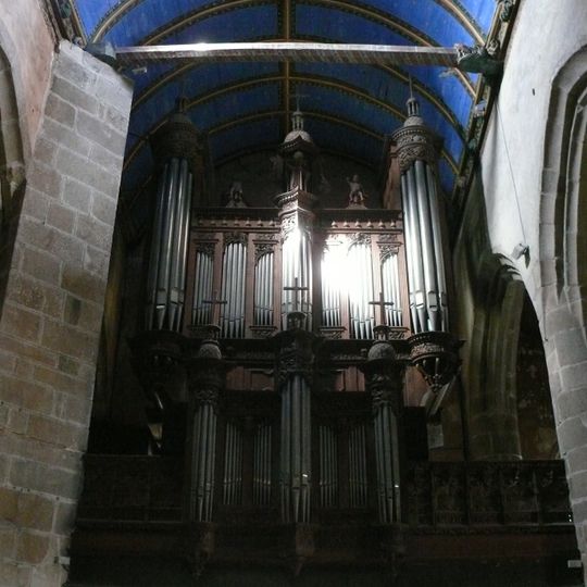 Orgue de tribune de l'église Saint-Mélaine de Morlaix