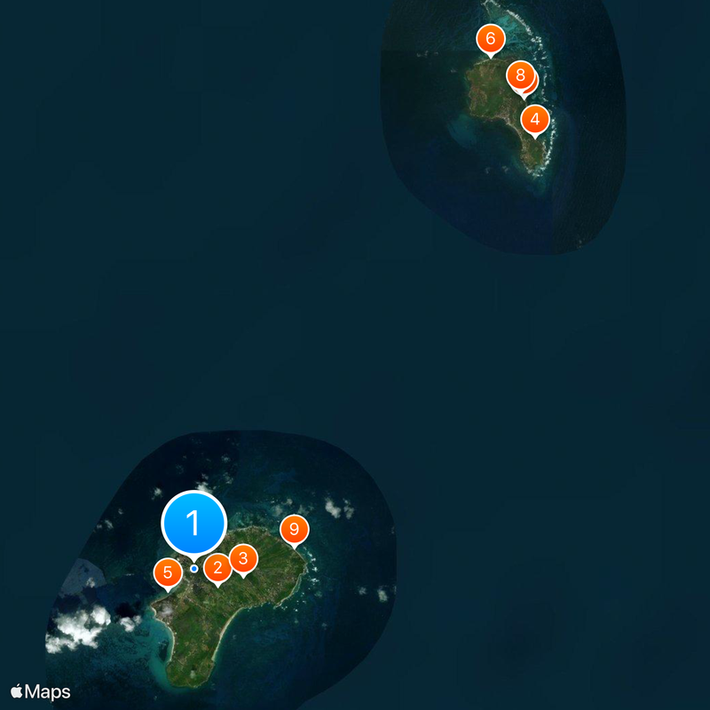 Corn Island Mappa