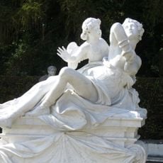 Cleopatra mit trauerndem Amor