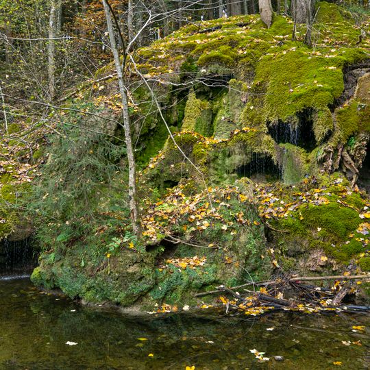 Kalktuffquelle bei Weißenkirchen im Attergau