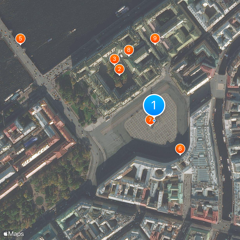 Place du Palais Carte