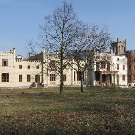 Gothic revival palace in Jankowo
