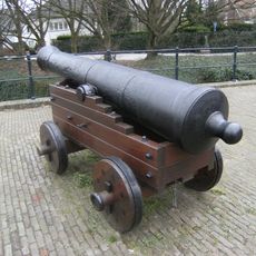 De overblijfselen van de vestingwerken