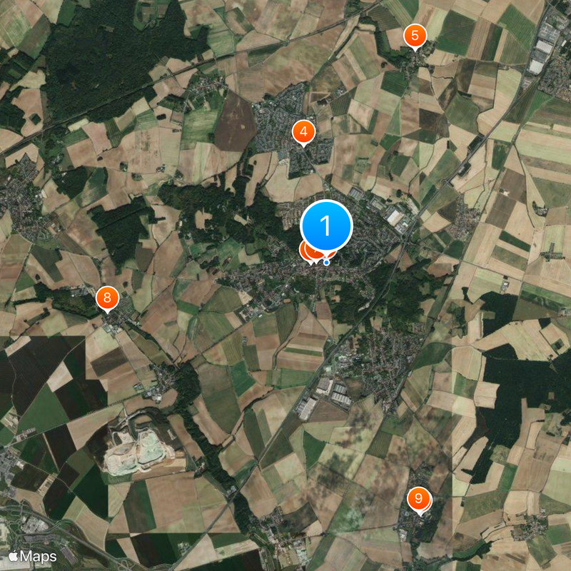 Dammartin-en-Goële Map