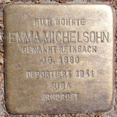 Stolperstein en memoria de Emma Michelsohn