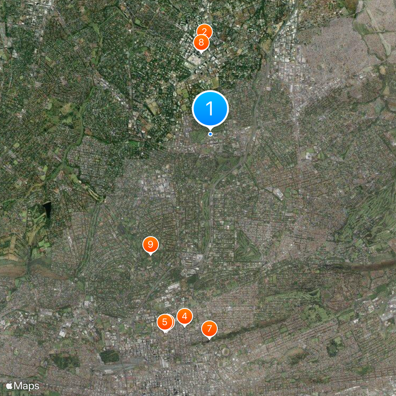 Wanderers Stadium Map