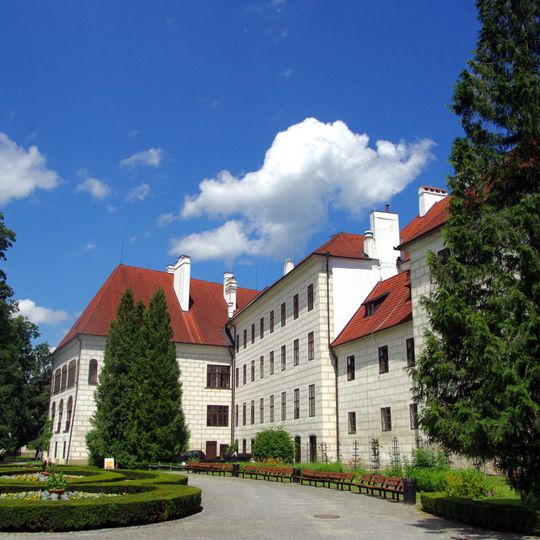 Castle park in Třeboň