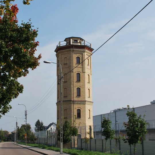 Wieża ciśnień w zespole fabryki Nowika w Białymstoku