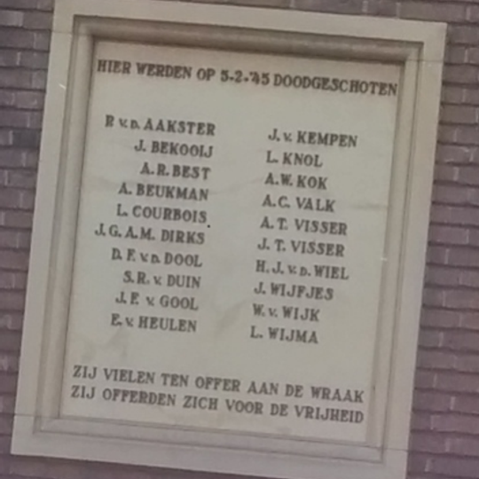 Monument aan de Barchman Wuytierslaan