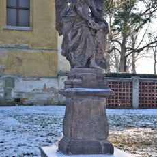 Statue of Guardian angel in Žatec