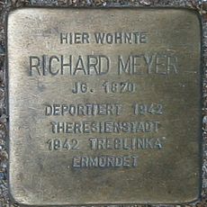 Stolperstein dedicated to Richard Meyer