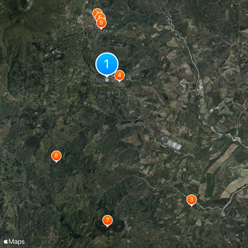 Piancastagnaio Mappa