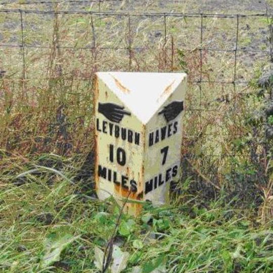 Mile Stone Approximately 100 Metres West Of Wauley Beck