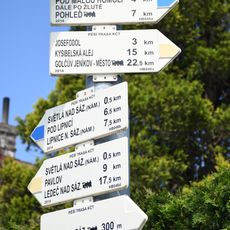 Rozcestník Světlá nad Sazávou - žst., odb.