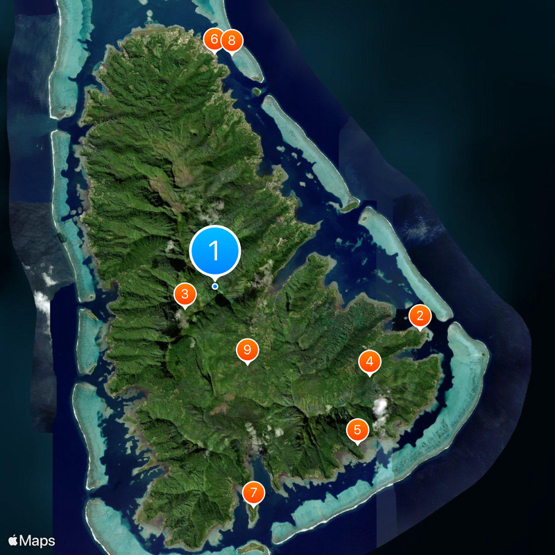 Raiatea Map