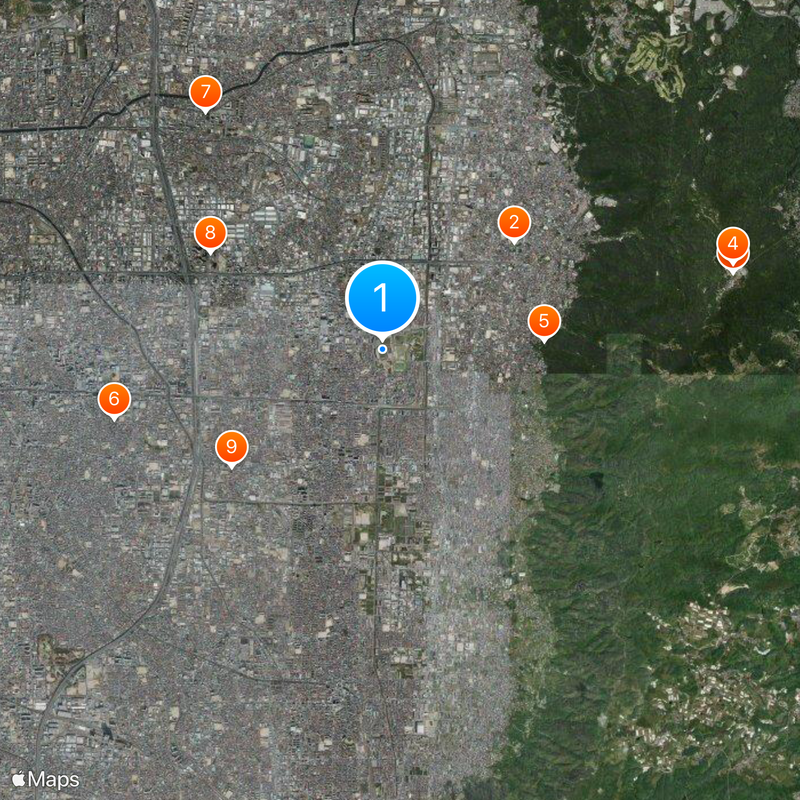 Kintetsu Hanazono Rugby Stadium Mapa