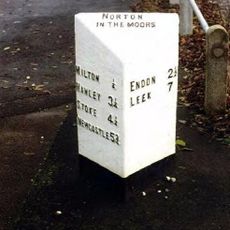 Milepost, between Milton & Baddeley Green