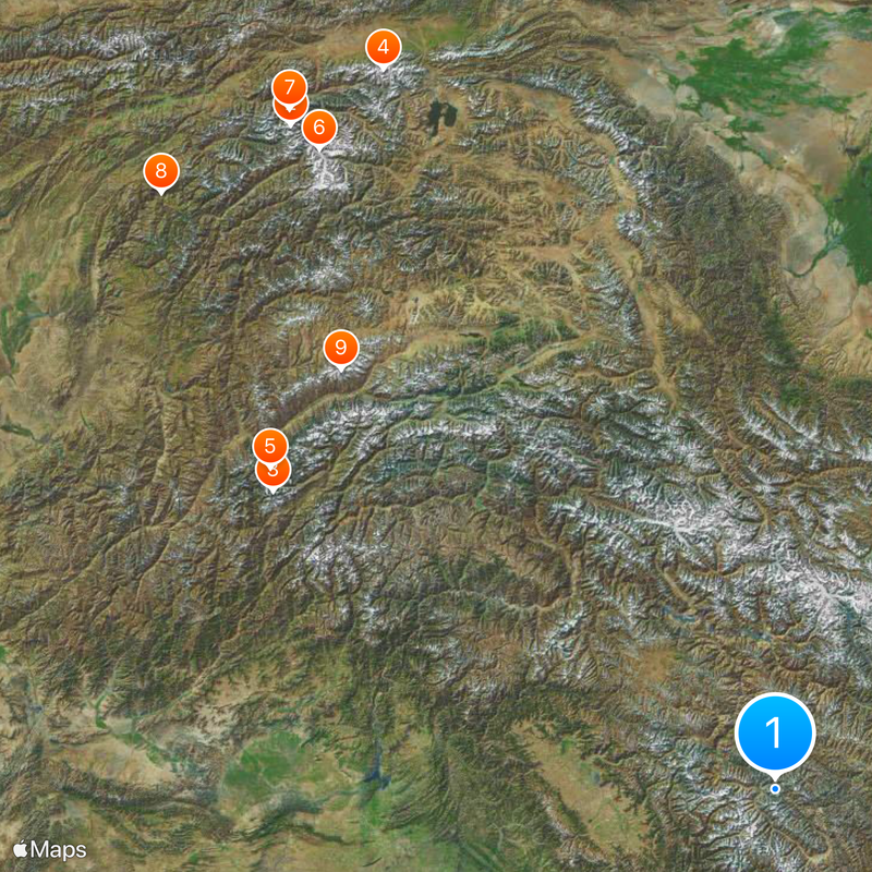 Jammu-et-Cachemire Carte