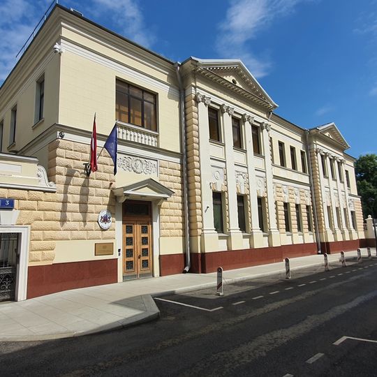 Особняк Л.В. Готье-Дюфайе с пилонами ворот и оградой