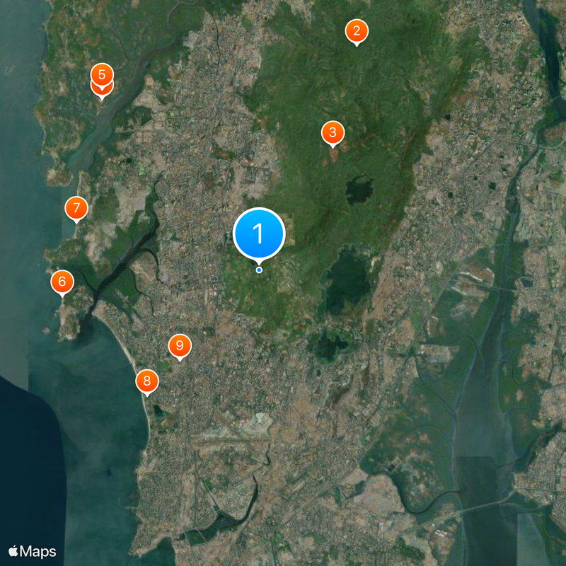 Aarey Milk Colony Map