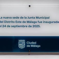 Placa a la Inauguración de la Nueva Sede de la Junta Municipal del Distrito Este
