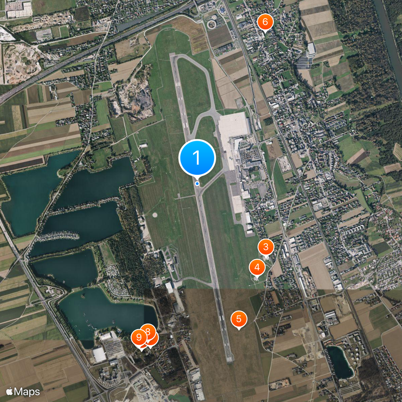 Graz Airport Map