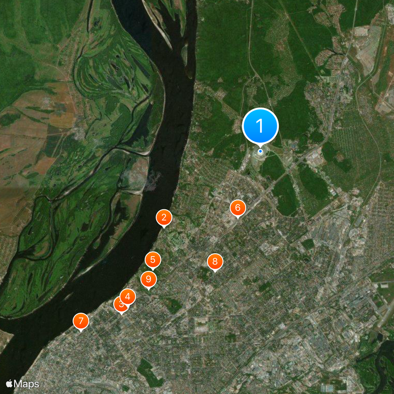 Solidarnost' Samara Arena Mappa