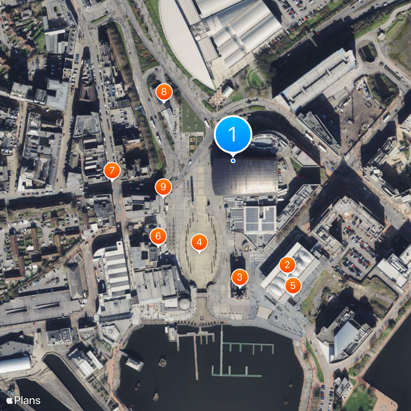 Wales Millennium Centre Map