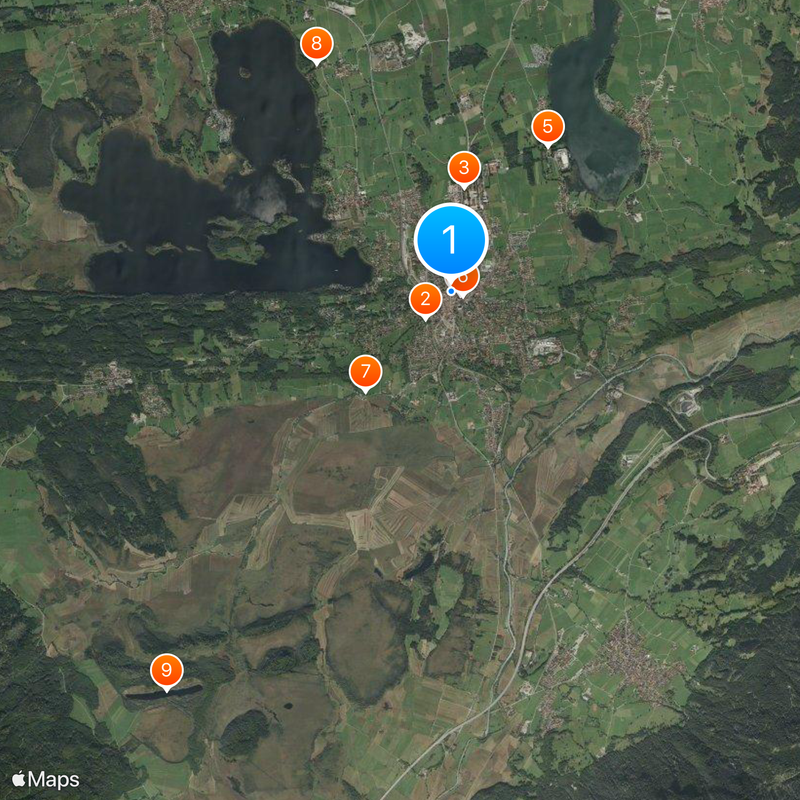 Murnau am Staffelsee Karte