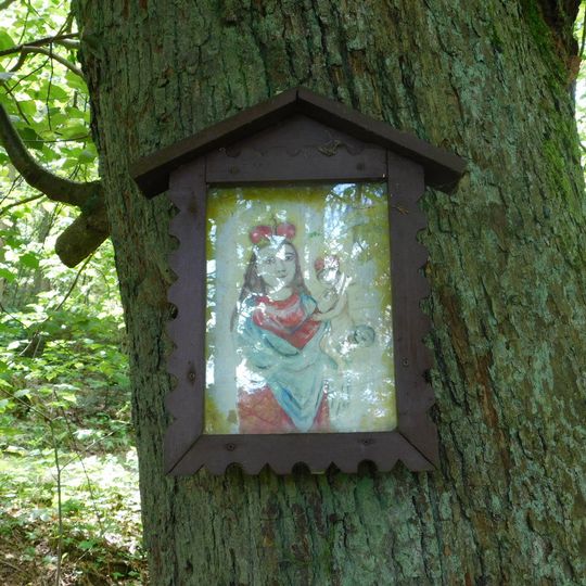 Obrázek u studánky Panny Marie u Skály