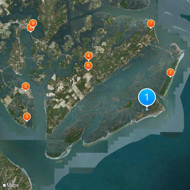 Fripp Island Map