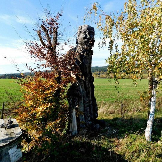 Socha loupežníka Babinského v Kytíně