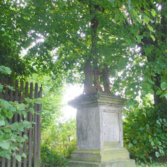 Kříž v Děčínské ulici v Dolní Kamenici