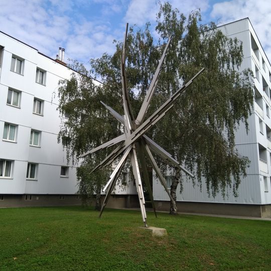 Stahlplastik "Sonne", Josef Schagerl, Zanaschkagasse 26, 1120 Wien