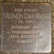 Stolperstein dedicated to Salomon Engländer