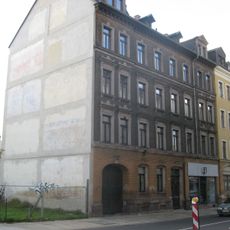 Mietshaus in ehemals geschlossener Bebauung Palmstraße 14