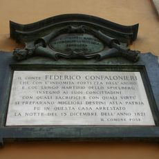 Targa a Federico Confalonieri