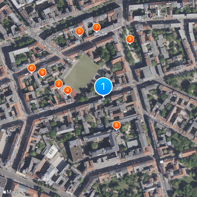 Clärchens Ballroom Mapa