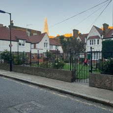 Gable Cottages And Garden Railings