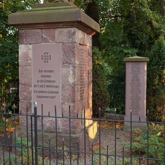 Denkmal für die Gefallenen des Ersten Weltkrieges Hauptstraße 158
