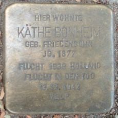 Stolperstein en memoria de Käthe Bonheim