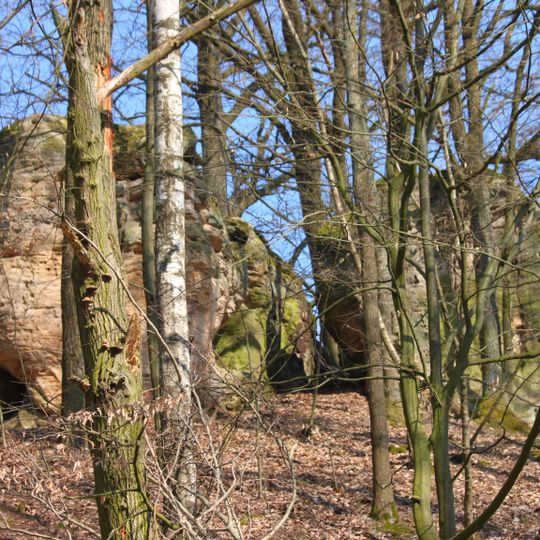 Teufelsfelsen WNW von Veitlahm