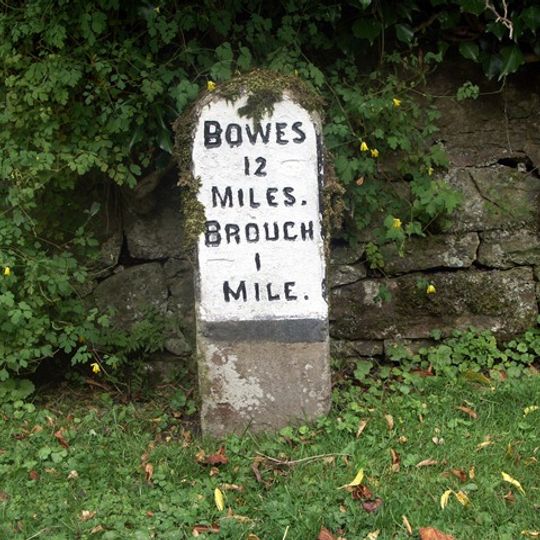 Milestone To South Of Augill House