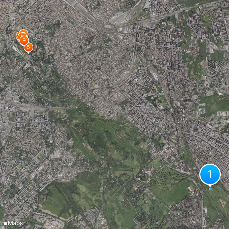 Acquedotto Claudio Mappa