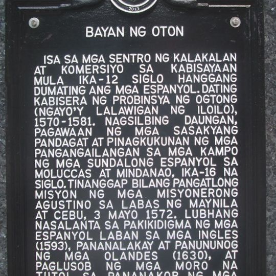 Town of Oton historical marker